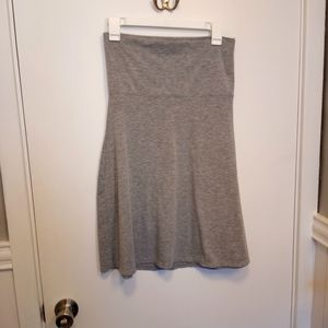 Light Gray Fold Down Skirt